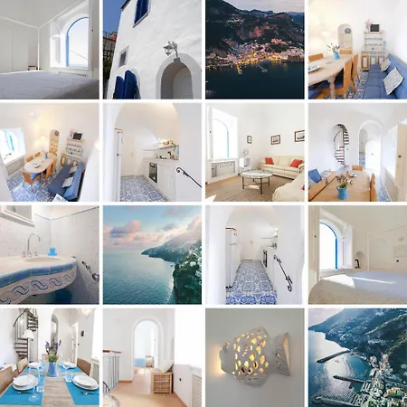 La Saracena-traditional With Sea View شقة أمالفي